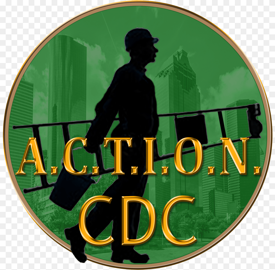 A C T I O N Cdc Nation Patch Circle, Photography, Adult, Male, Man Free Png Download