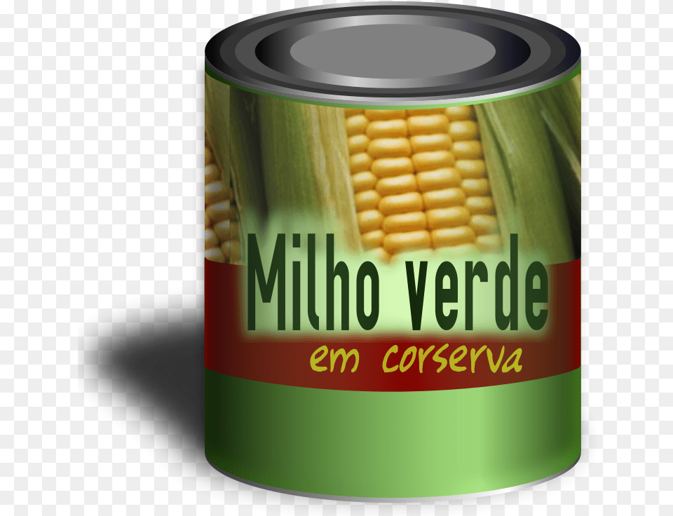 A Can Of Corn Clipart, Tin, Food, Produce, Grain Png