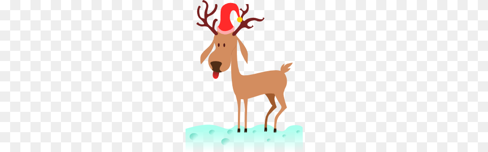 A Cartoon Reindeer Clip Art, Animal, Deer, Mammal, Wildlife Free Transparent Png