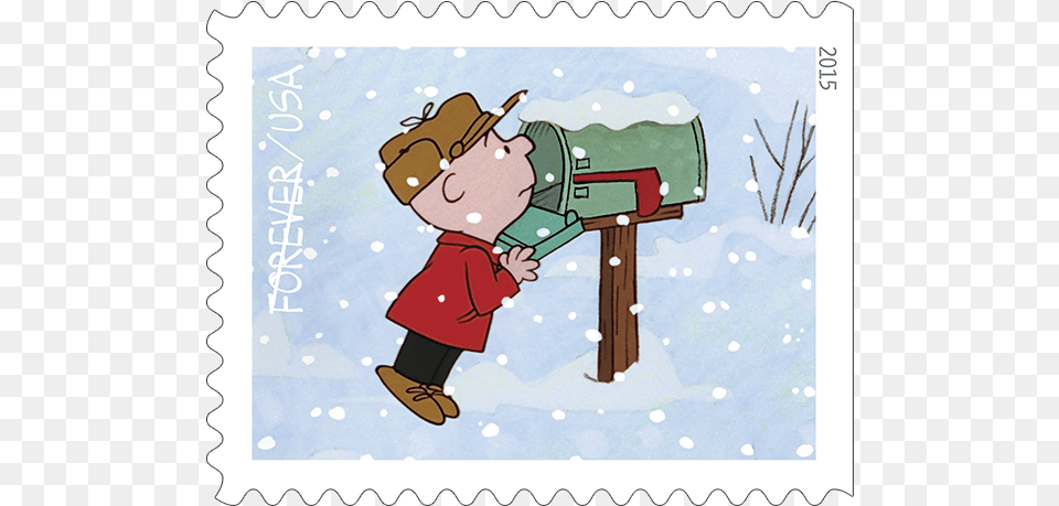 A Charlie Brown Christmas Charlie Brown Stamp, Baby, Person, Postage Stamp Png Image