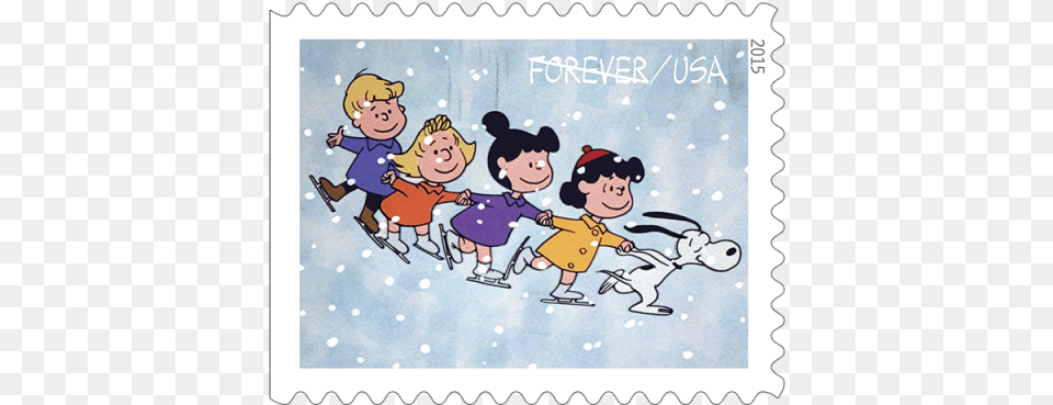 A Charlie Brown Christmas Stamps Usps Releases Usps Charlie Brown Christmas Stamps, Baby, Person, Postage Stamp Free Png