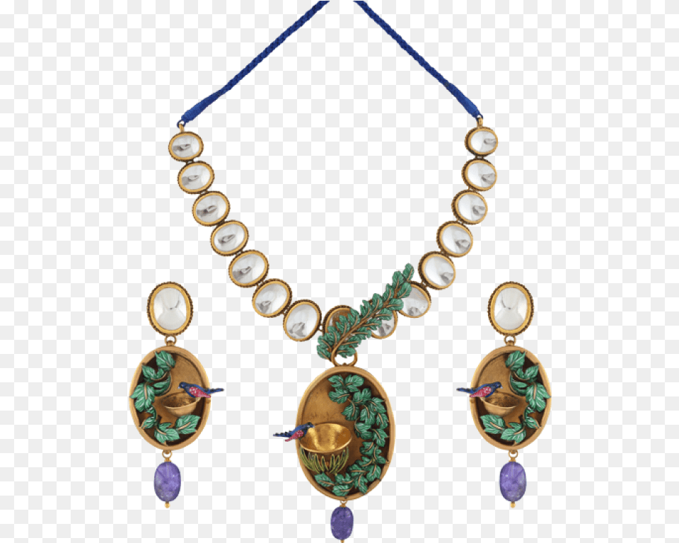 A Chintamanis Designer Gold Necklace Set Inspired From Necklace, Accessories, Earring, Jewelry, Gemstone Free Transparent Png