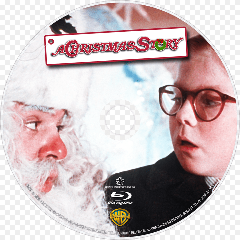 A Christmas Story Bluray Disc Image Christmas Story Red Ryder Bb Gun Santa, Disk, Dvd, Accessories, Glasses Free Png Download
