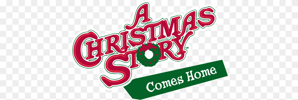A Christmas Story Comes Home Logo Christmas Story Leg Lamp Drawing, Sticker, Dynamite, Weapon, Food Png Image