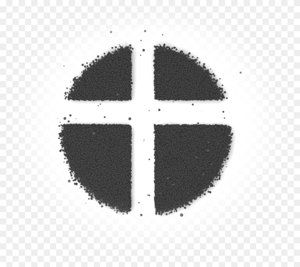 A Circle Of Grey Ashes With A White Cross Inside Ash Wednesday Flyer, Symbol Free Png Download