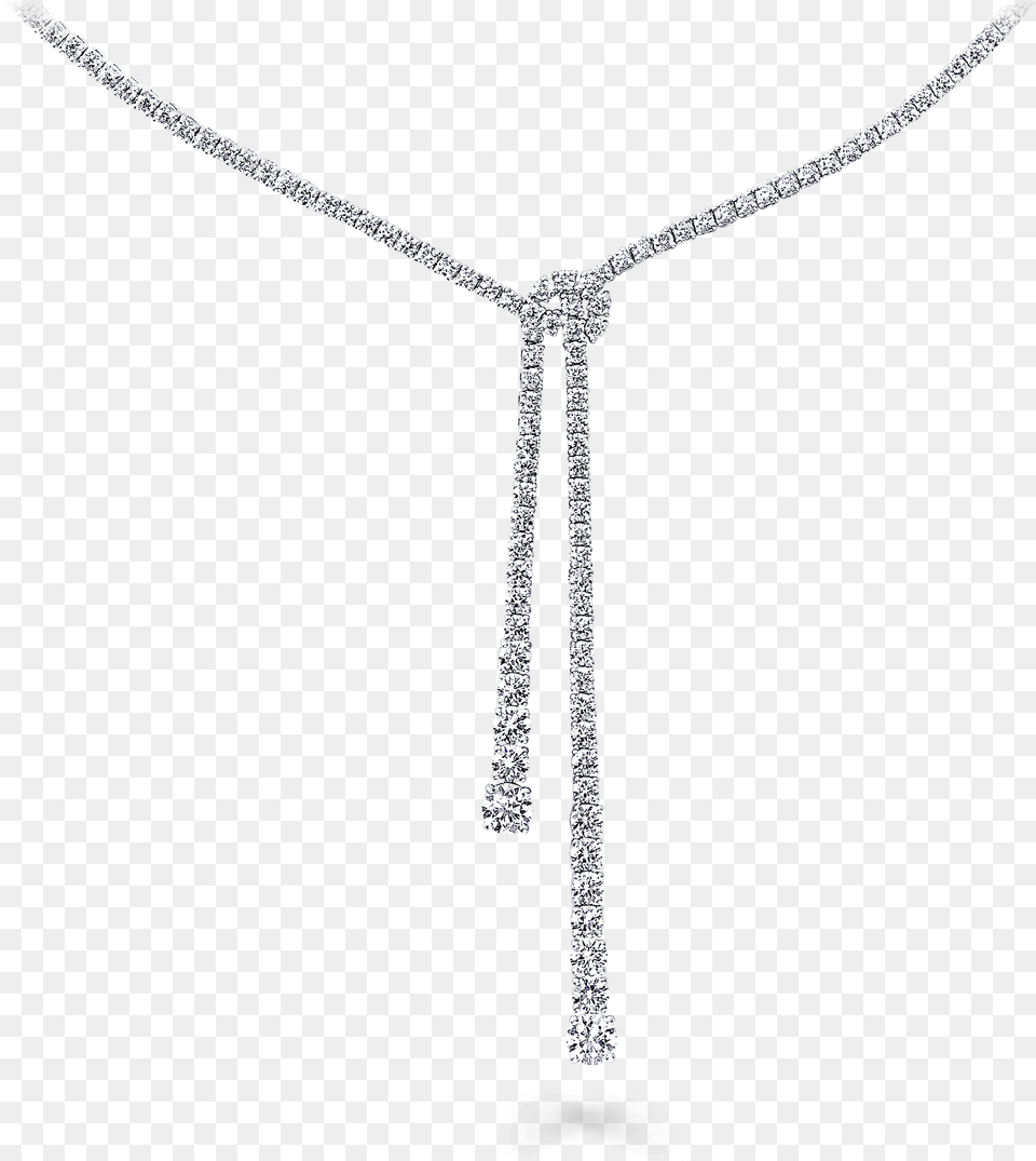 A Classic Graff Double Strand Knot Diamond Necklace Pendant, Accessories, Gemstone, Jewelry Png Image