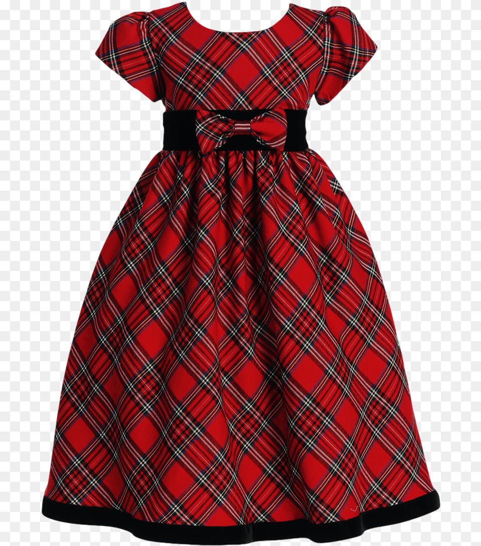 A Classic Red Amp Green Plaid Girl39s Christmas Holiday Girl Christmas Dresses Canada, Clothing, Dress, Person, Tartan Png Image