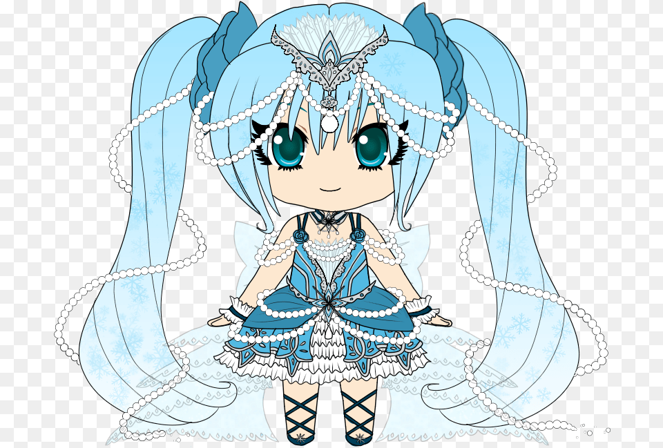 A Closer Look At My Snow Miku 2019 Entry Http Cartoon, Book, Comics, Publication, Baby Free Png