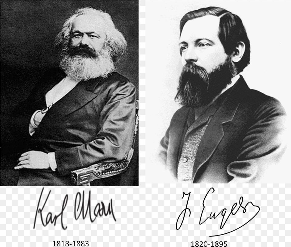 A Comparison Of Works Between Karl Marx And Friedrich Friedrich Engels View Of Government, Adult, Person, Man, Male Free Png Download