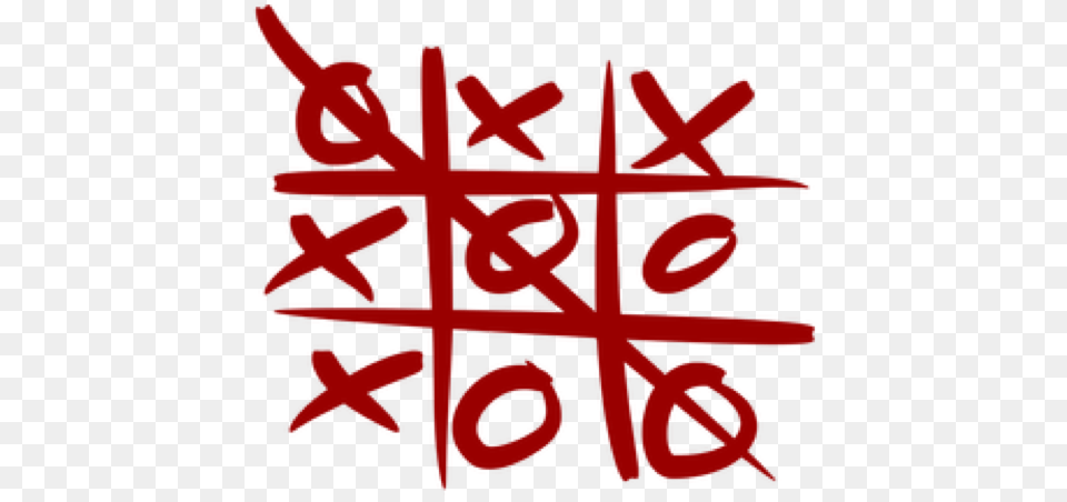 A Completed Tic Tac Toe Board With A Diagonal Slash Tic Tac Toe, Knot, Dynamite, Weapon Png