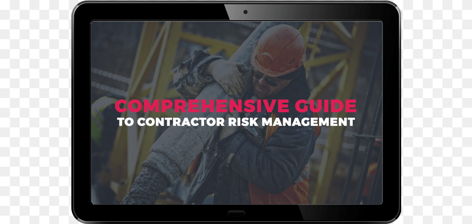 A Comprehensive Guide To Contractor Risk Management Smartphone, Clothing, Hardhat, Helmet, Person Png Image