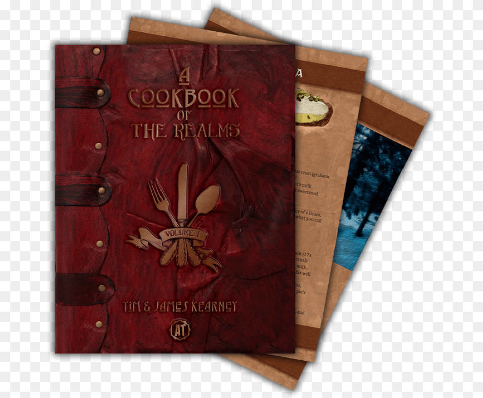 A Cookbook Of The Realms Cookbook, Book, Publication, Advertisement, Poster Free Transparent Png