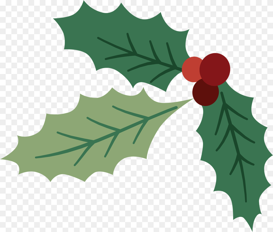 A Cozy Christmas Holly Berries Svg Cut File Illustration, Leaf, Plant, Food, Fruit Free Png Download