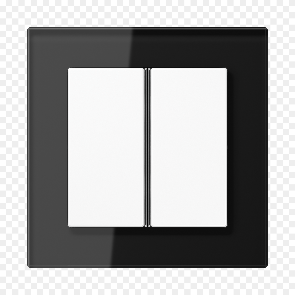 A Creation In Glass Jung Ac Gl Black Jung, Electrical Device, Switch, Mailbox Free Transparent Png