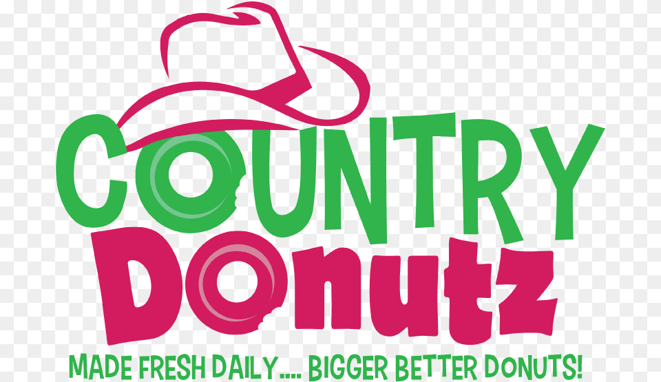 A Creative Logo Maker Country Donuts Salisbury Nc, Clothing, Hat, Advertisement, Bulldozer Free Png Download