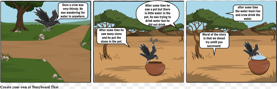 A Crow Crow And Pot Story, Book, Comics, Publication, Plant Free Png Download