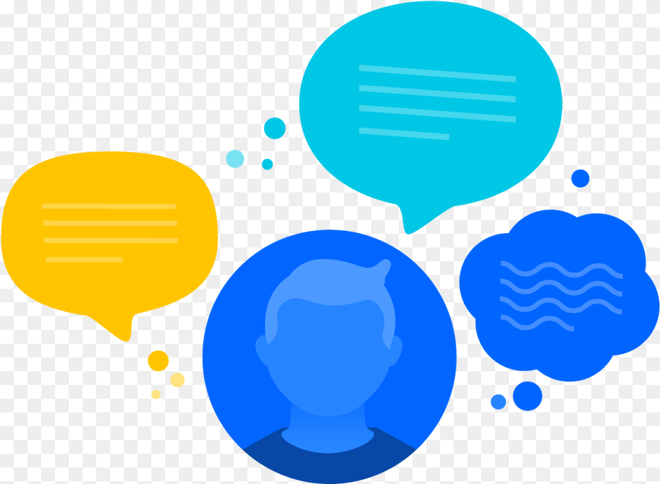 A Customer Thinking And Speaking In Word And Thought Portfolio, Balloon, Face, Head, Person Free Png
