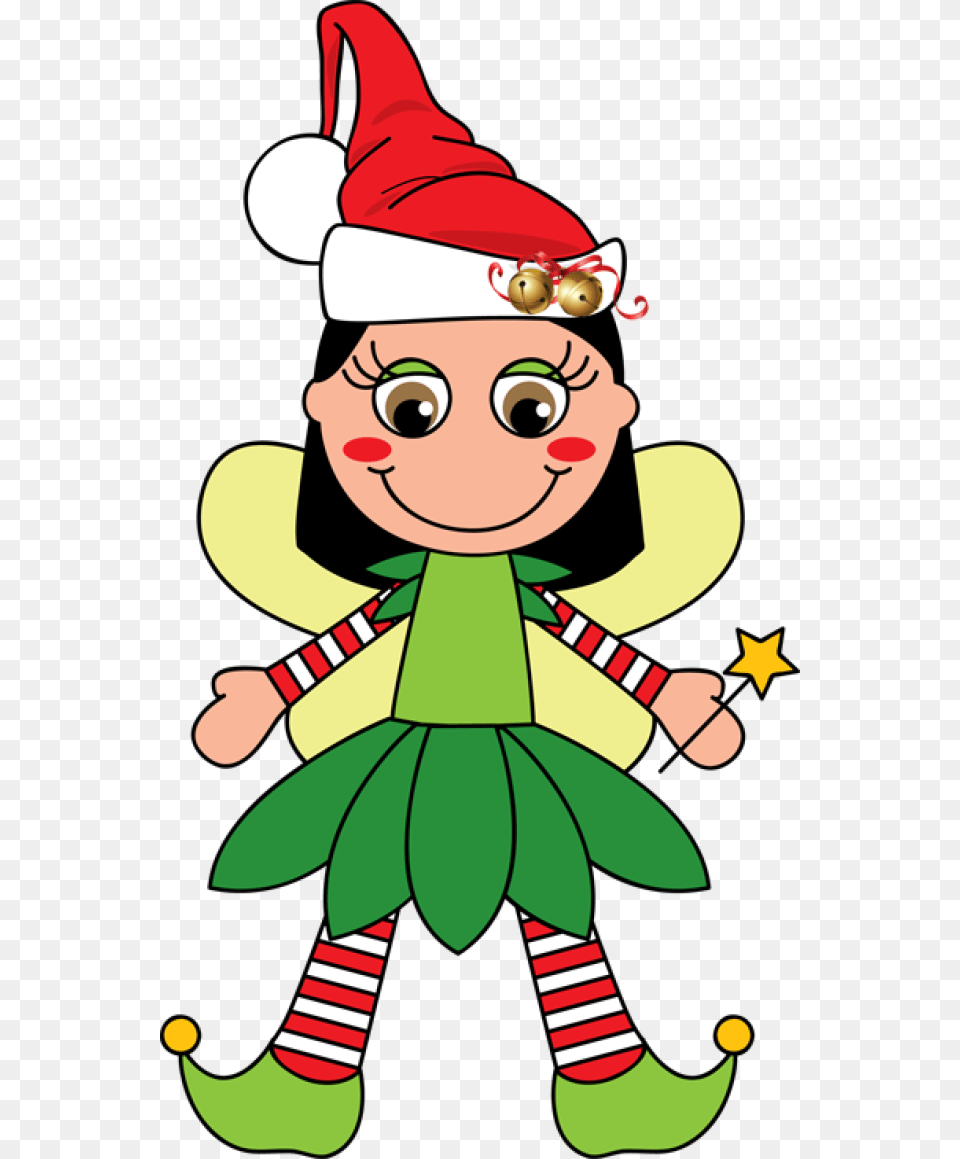 A Cute Christmas Fairy E Christmas, Elf, Baby, Person, Face Free Png Download
