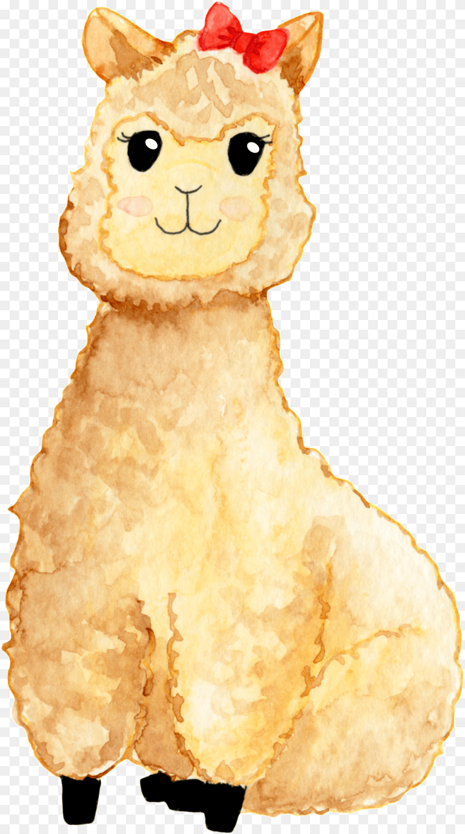 A Cute Grass Mud Horse Transparent Llama And Cactus Clipart, Baby, Person, Face, Head Png