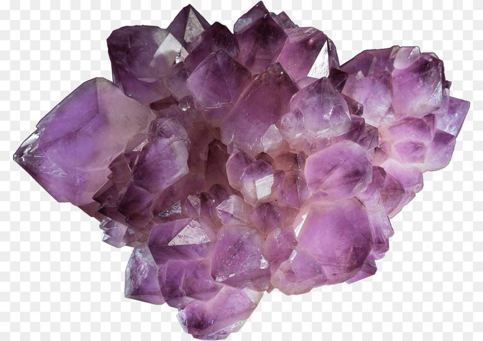 A Cutout Image Of A Purple Mineral Amethyst, Accessories, Quartz, Jewelry, Gemstone Png