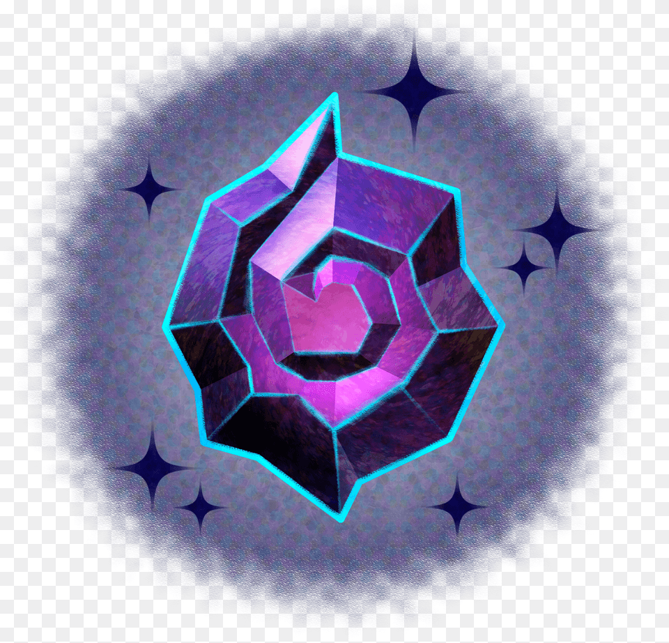 A Darkstone In Mario Amp Luigi Mario And Luigi Dream Team Dark Stone, Purple, Pattern, Accessories, Light Png