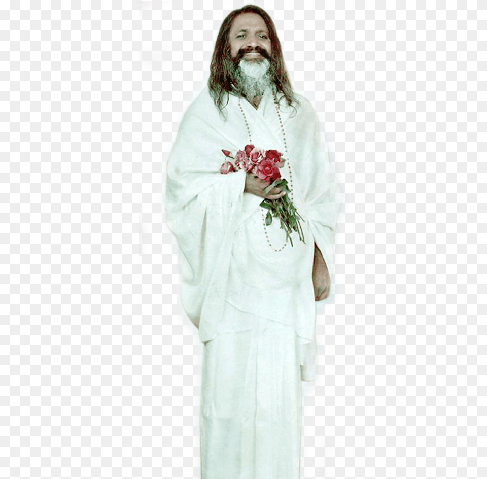 A Disciple Of His Divinity Swami Brahmananda Saraswati Garden Roses, Fashion, Woman, Wedding, Plant Free Transparent Png