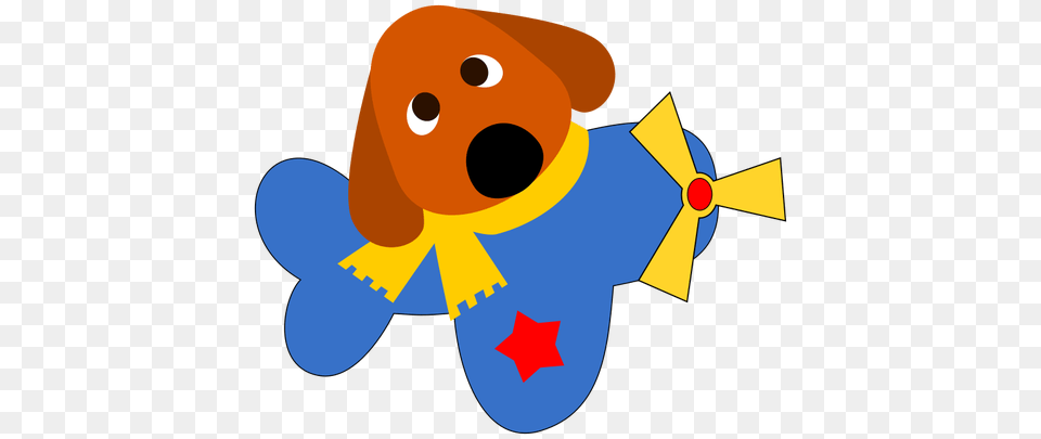 A Dog In A Plane, Plush, Toy, Baby, Person Free Png Download