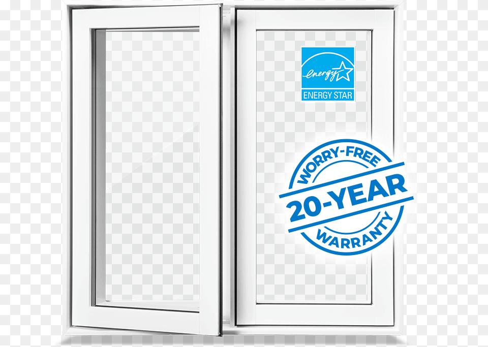 A Double Casement Window With The Energy Star Logo Energy Star, Door, Architecture, Building, Housing Free Transparent Png