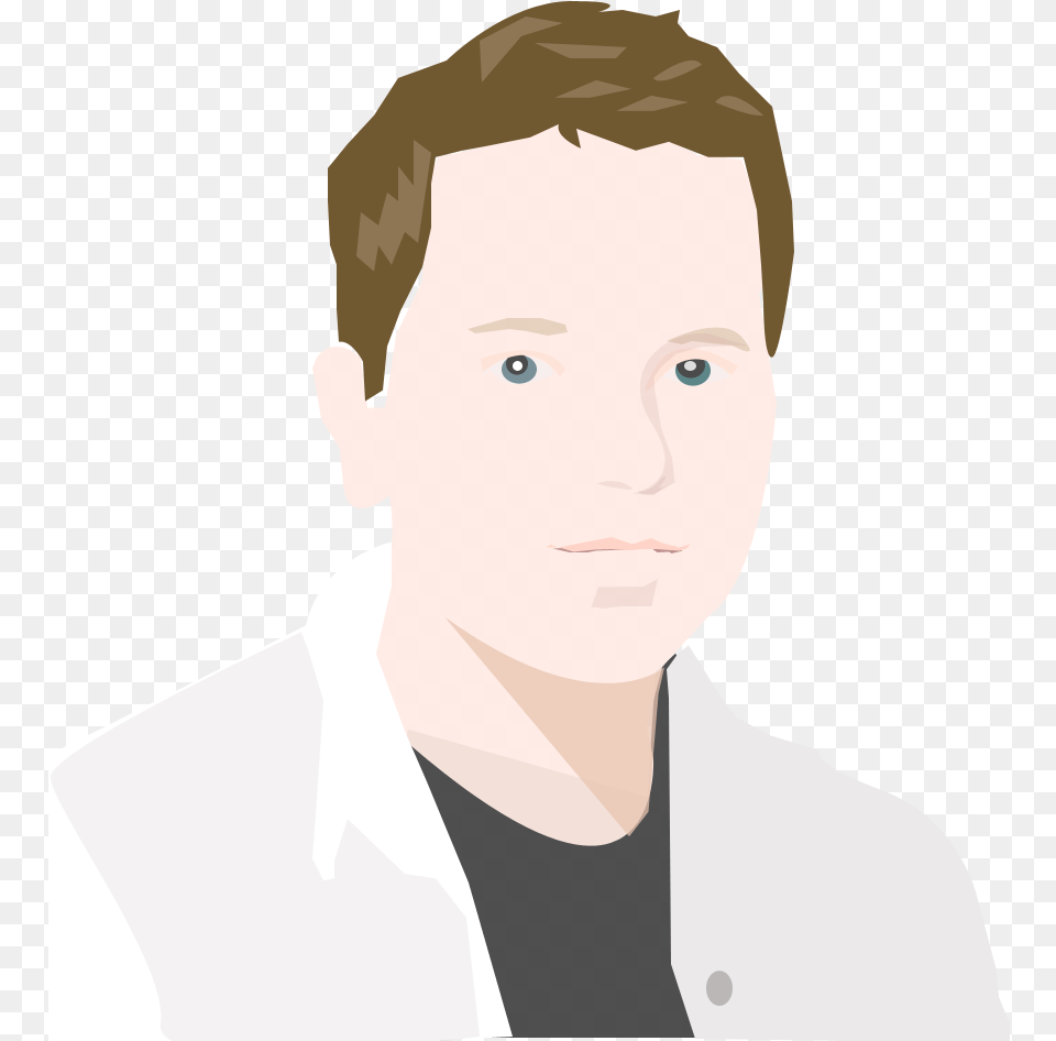 A Drawing Of Mel Cartoon, Portrait, Photography, Person, Lab Coat Png Image