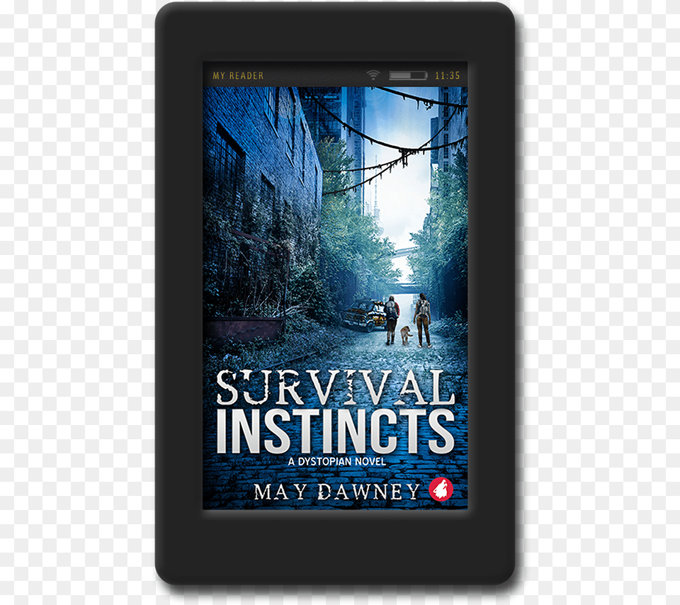 A Dystopian Novel By May Dawney Survival Instincts A Dystopian Novel, City, Person, Advertisement, Poster Free Png