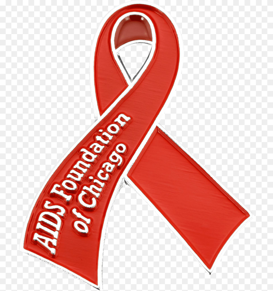 A E Fe Aids Foundation Of Chicago Sat Original Red Ribbon, Sash Png