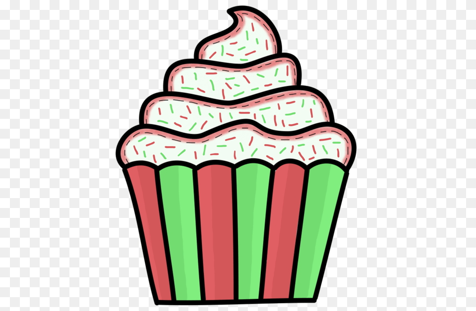 A Educlips Cupcakes, Cake, Cream, Cupcake, Dessert Png Image