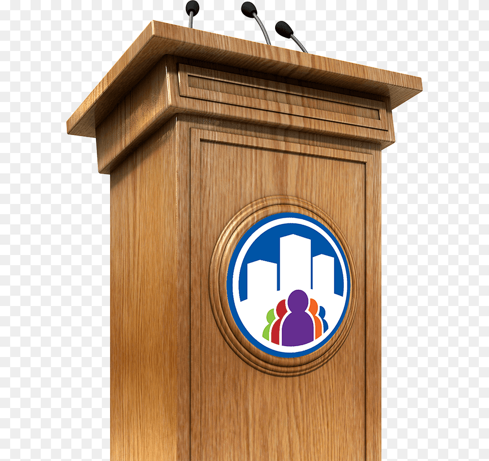 A Empty Speaker Podium Speech Podium, Audience, Crowd, Person Free Png Download