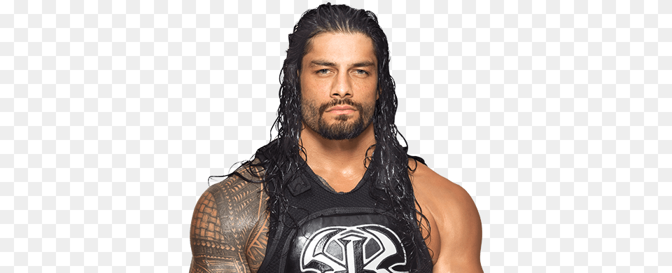 A Fight Between Roman Reigns And The Undertaker At Roman Reigns, Tattoo, Beard, Face, Skin Png