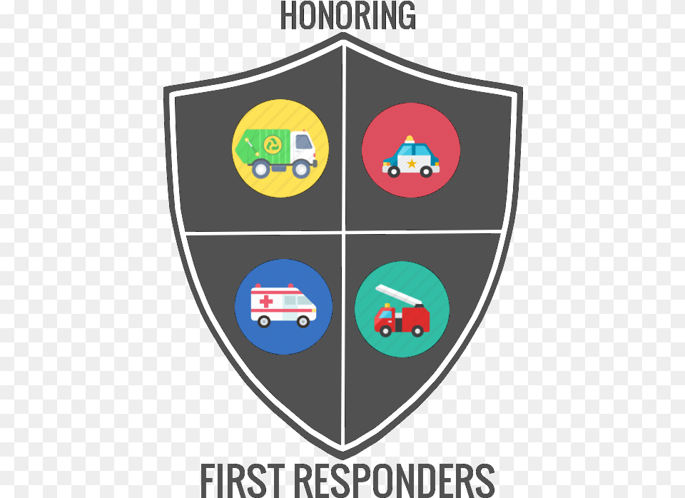 A First Responder Is A Person With Specialized Training Emblem, Armor, Shield, Machine, Wheel Free Png