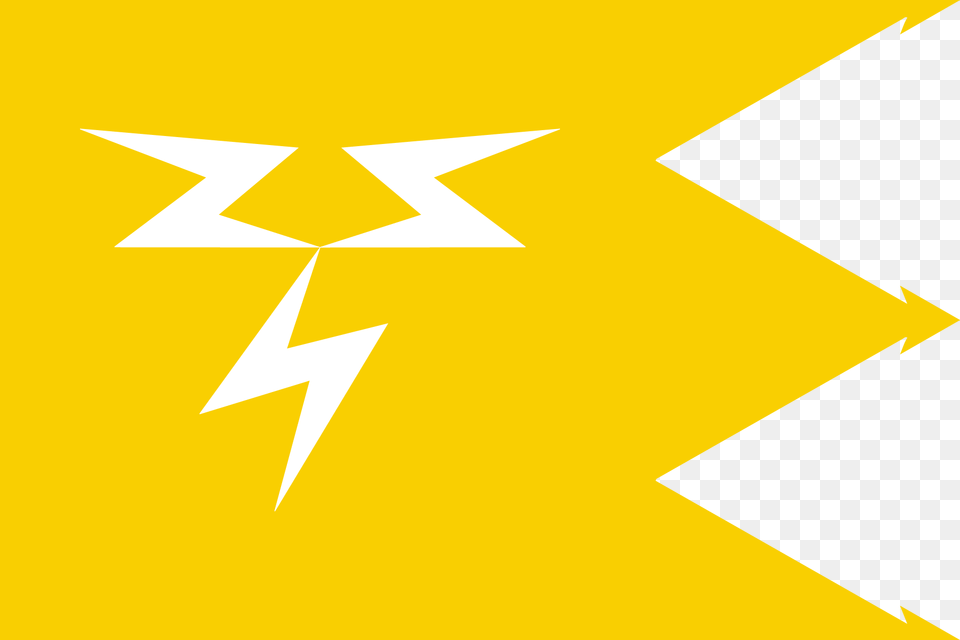 A Flag For Team Instinct I Thought A Swallowtail And Triangle, Star Symbol, Symbol Free Transparent Png