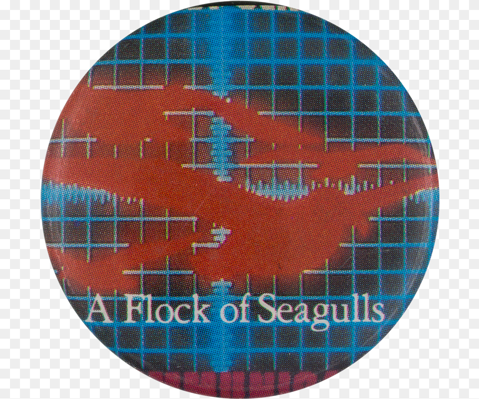 A Flock Of Seagulls Telecommunication Music Button, Sphere Free Png Download