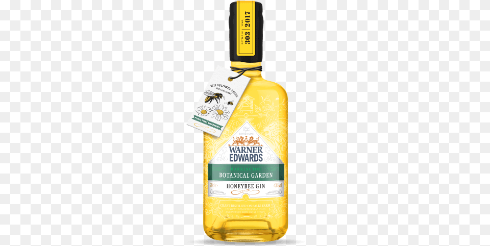 A Floral Zesty Nectar Honey Bee Gin Warner Edwards, Alcohol, Liquor, Beverage, Tequila Png