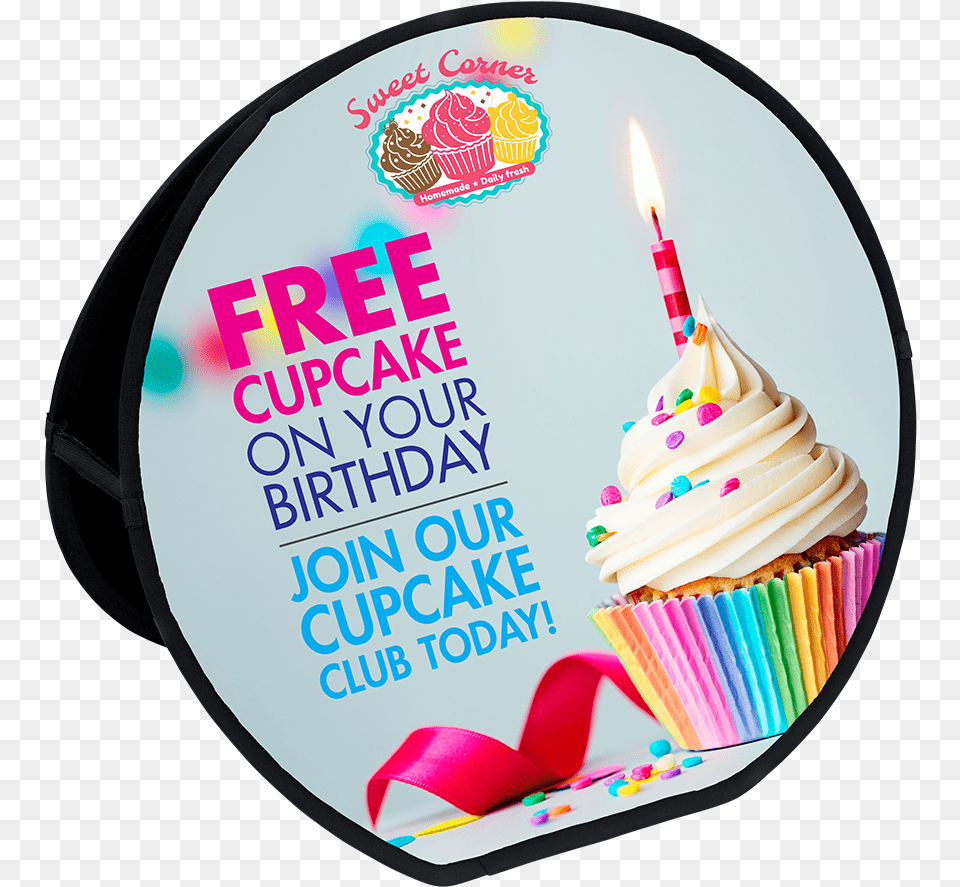 A Frame Pop Up Banner Birthday Canvases By Oak Street Wholesale Birthday, Advertisement, Person, People, Food Png