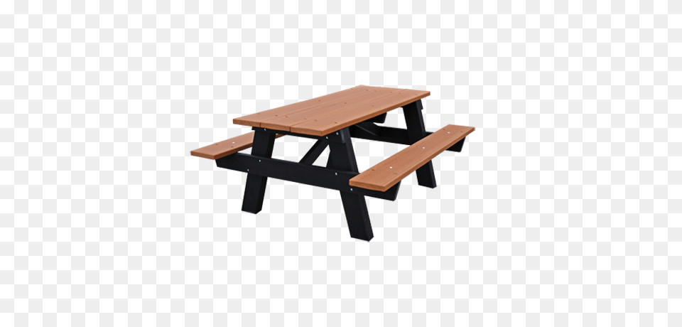 A Frame Recycled Plastic Picnic Table, Bench, Coffee Table, Furniture, Plywood Free Png