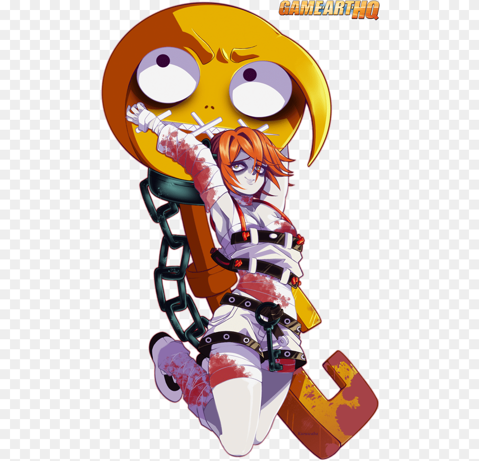 A From Guilty Gear Drawn For The Game Art Hq Video Guilty Gear Aba Art, Book, Comics, Publication, Baby Png Image