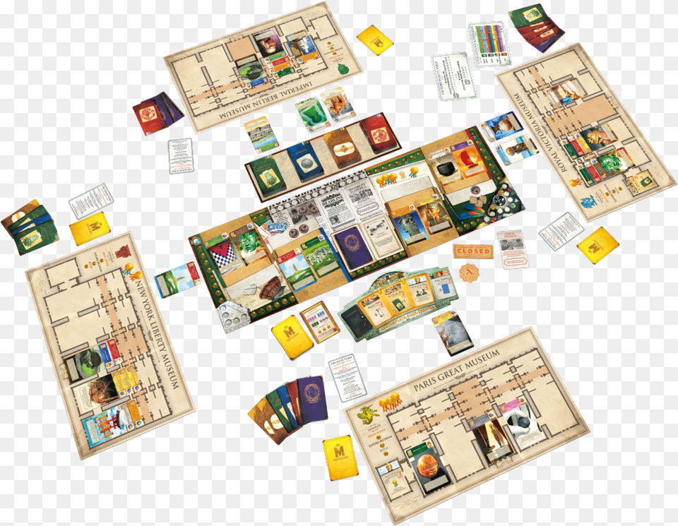 A Full Game Of Museum Complete With Individual Player Museum Holy Grail Games Png Image