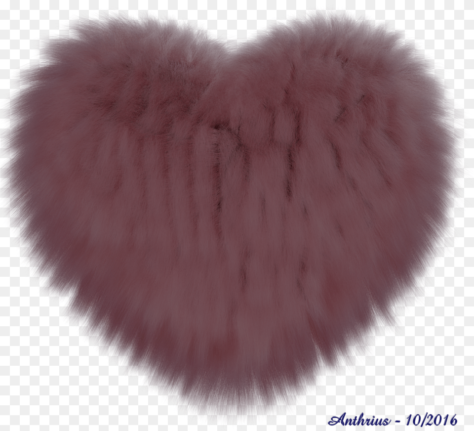 A Furry Heart Heart, Cushion, Home Decor, Clothing, Fur Free Png