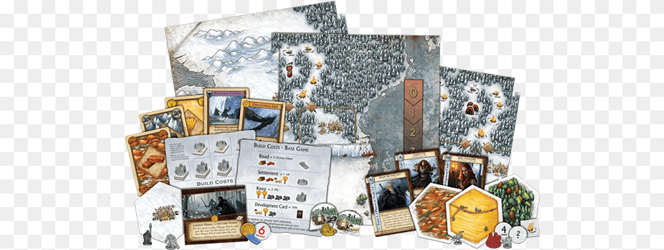 A Game Of Thrones Catan Brotherhood The Watch Catancom Carcassonne Game Of Thrones, Art, Collage, Advertisement, Poster Png Image