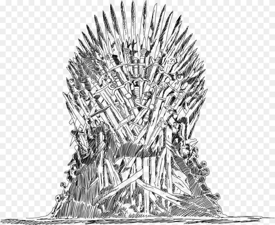 A Game Of Thrones Drawing Line Art Game Of Thrones Line Art, Gray Free Png Download