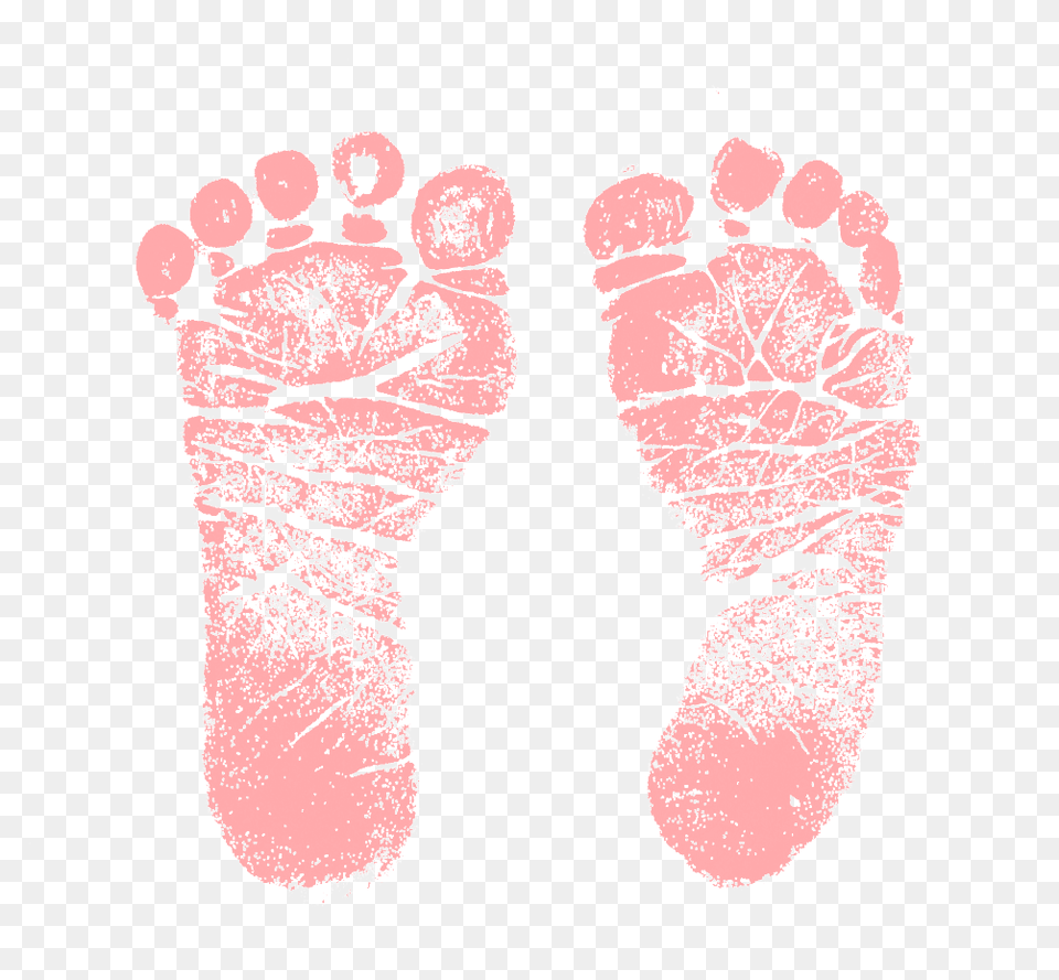 A Girl Pink Baby Feet Print, Face, Head, Person, Footprint Png