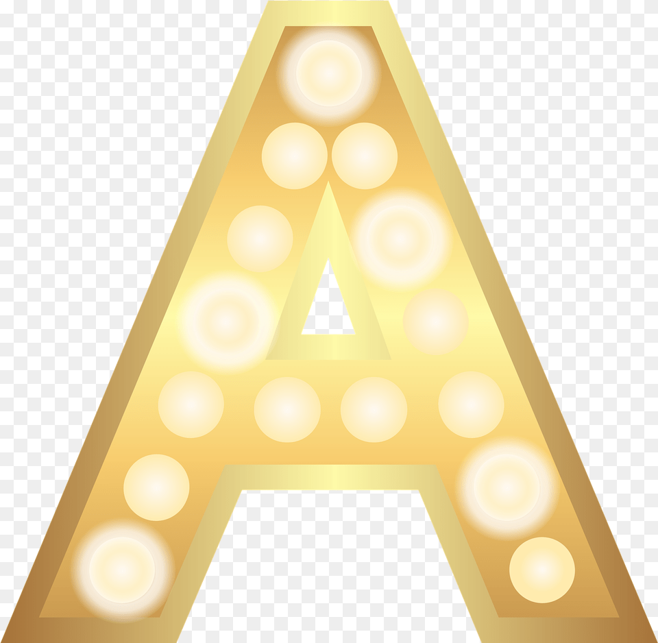 A Glamour Gold Glamour Gold, Lighting, Triangle Free Png Download
