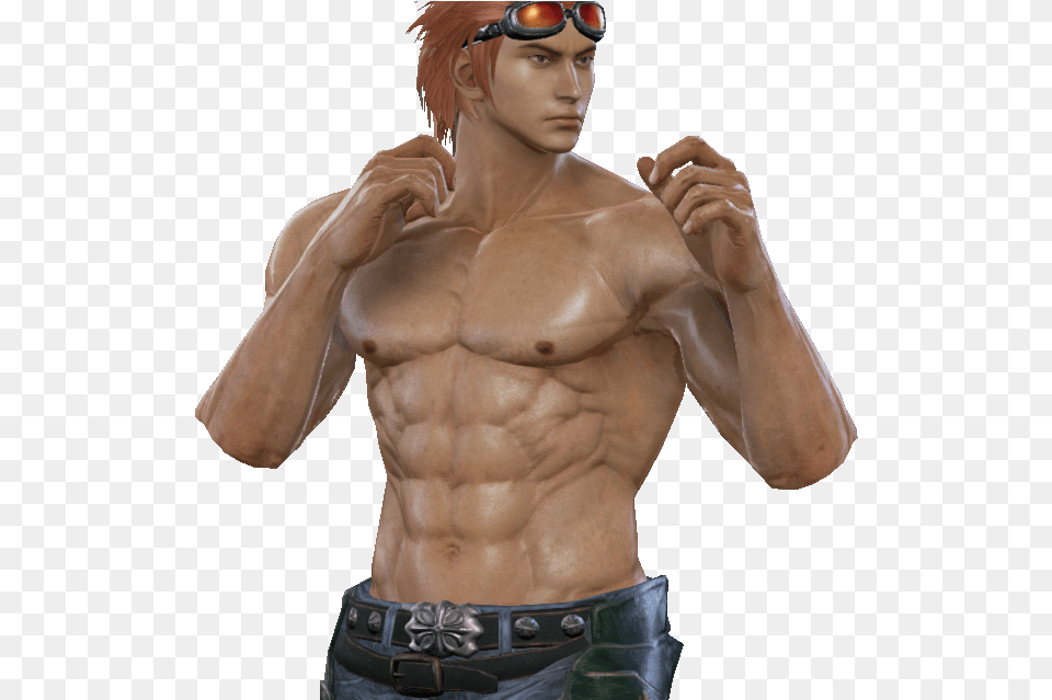 A Glimpse Of Madness Hwoarang Tekken 7 Shirtless, Torso, Person, Body Part, Man Free Transparent Png