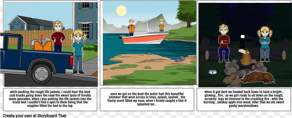 A Good Boat Trip Storyboard By 25jle001 Cartoon, Publication, Book, Comics, Person Png Image