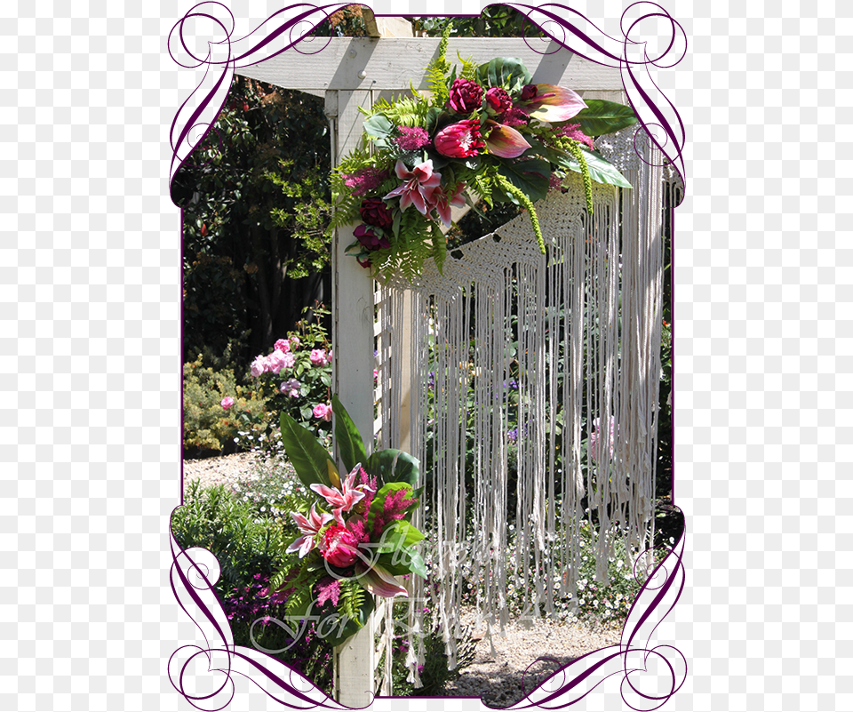 A Gorgeous Silk Artificial Australian Tropical Arbor Bouquet, Plant, Flower, Flower Arrangement, Flower Bouquet Png